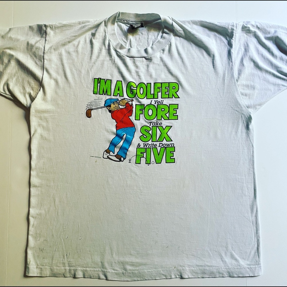 Vintage Golfer Tee